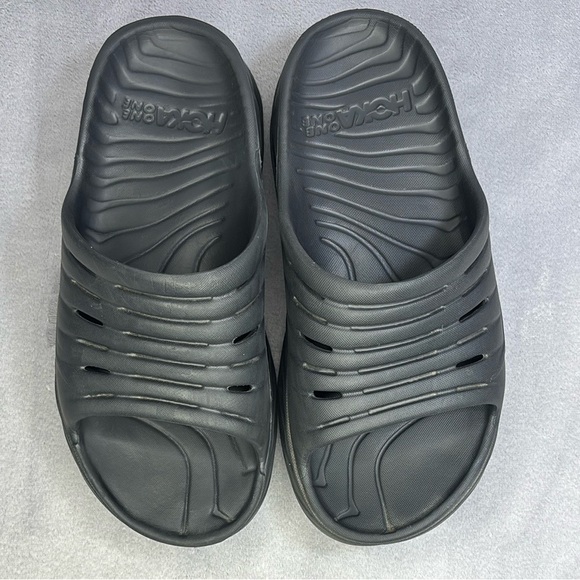 Hoka One One Black Slide Sandals for Casual Wear Size : 7W - Picture 1 of 10